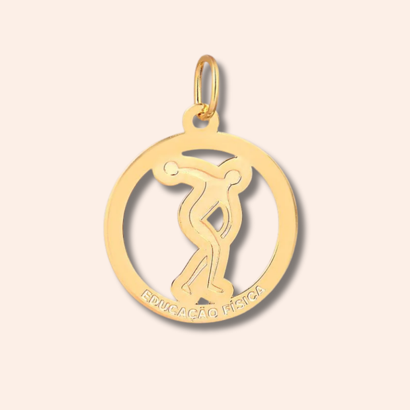 Pingente Ouro 18k Formatura 516486