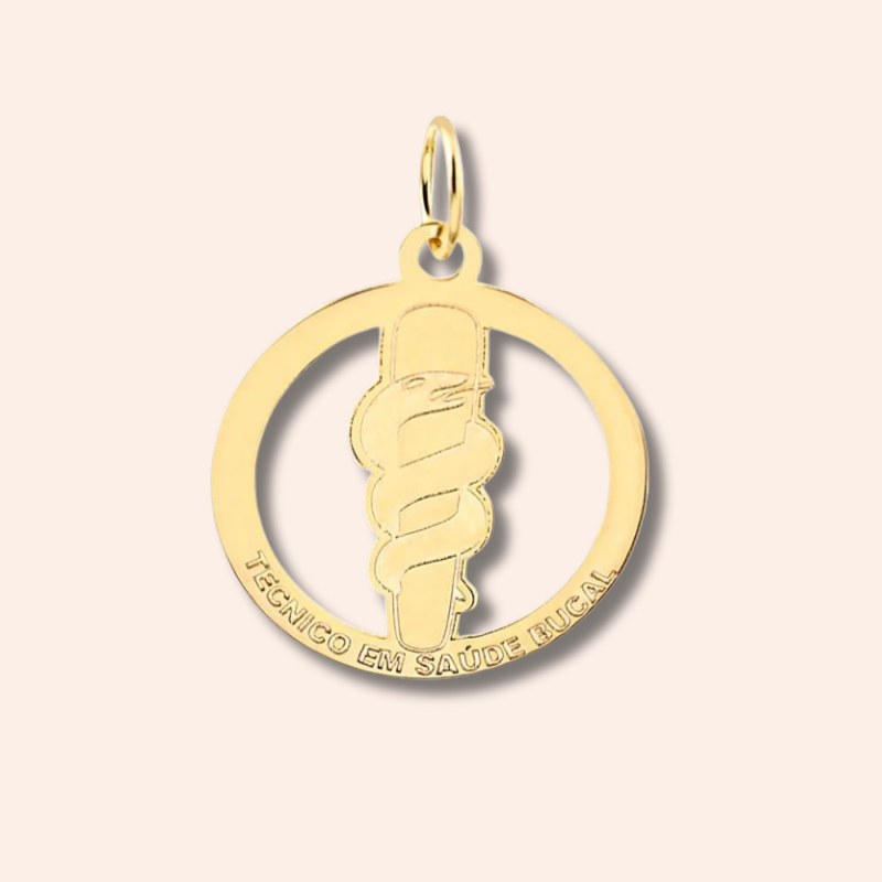 Pingente Ouro 18k Formatura 516486