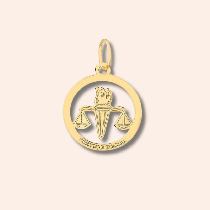 Pingente Ouro 18k Formatura 516486