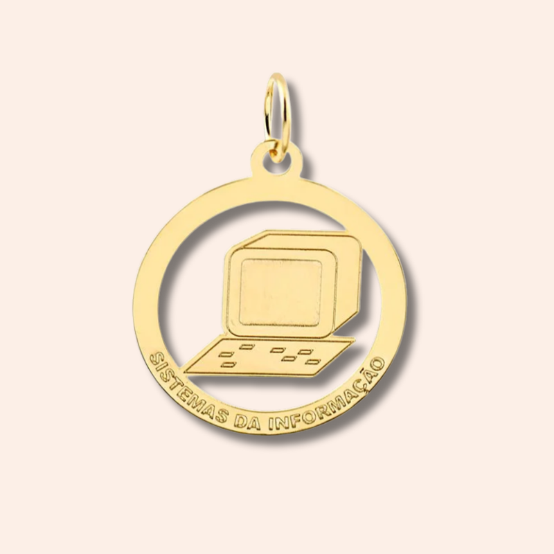Pingente Ouro 18k Formatura 516486