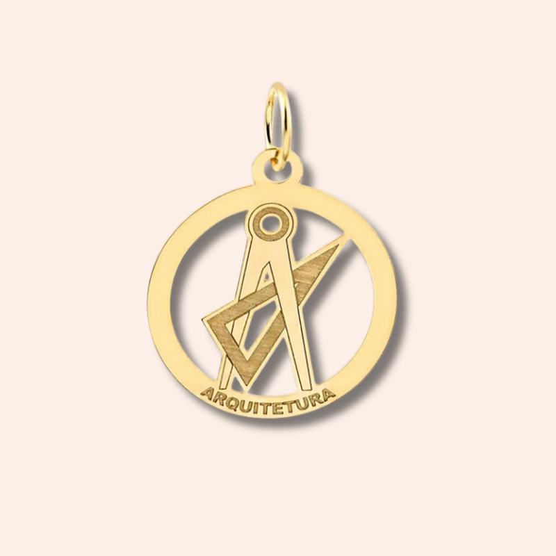 Pingente Ouro 18k Formatura 516486