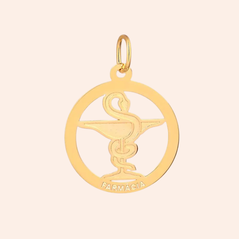 Pingente Ouro 18k Formatura 516486