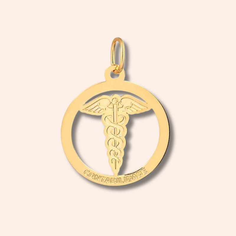 Pingente Ouro 18k Formatura 516486