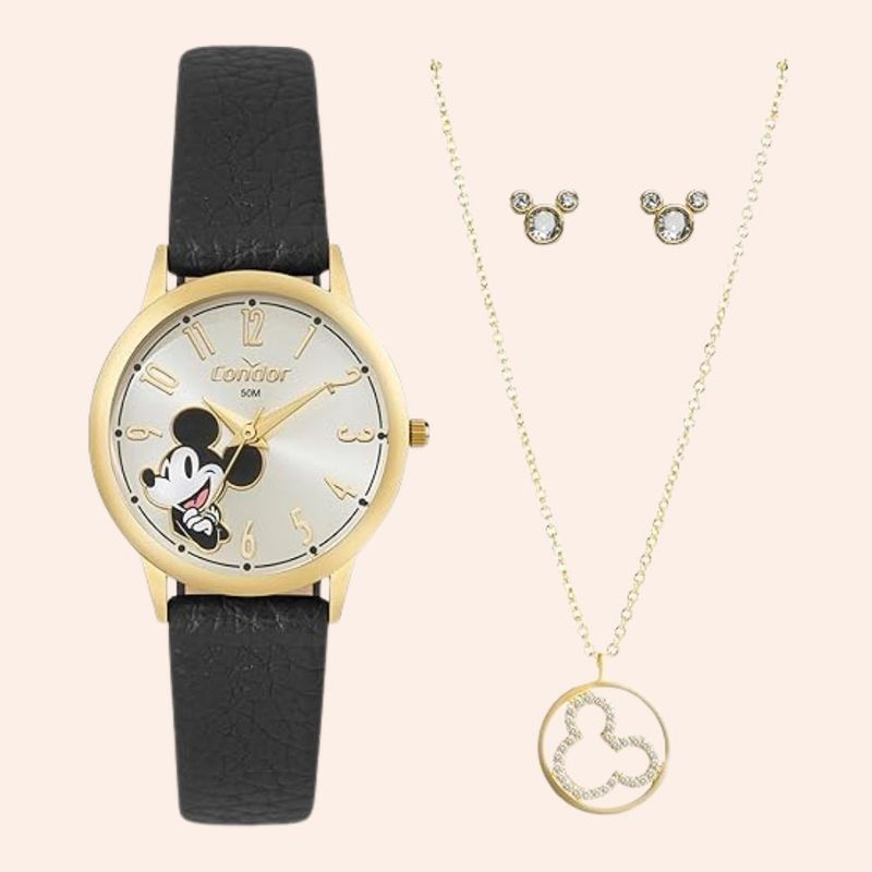Relógio Condor Disney Kit Mickey CO2035NKU/K5K