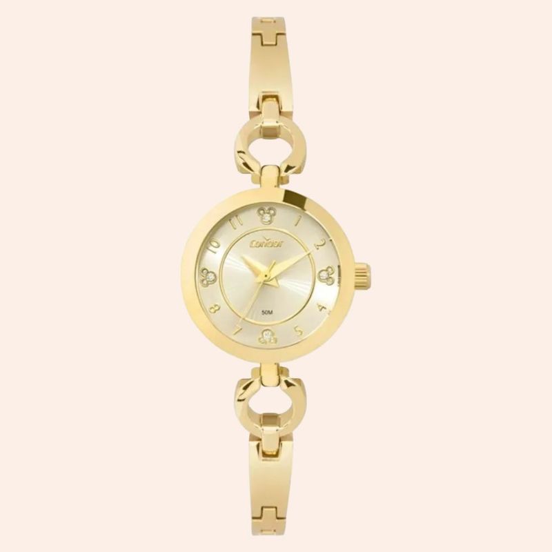 Relógio Condor Disney Mickey Dourado CO2035NOG/5X