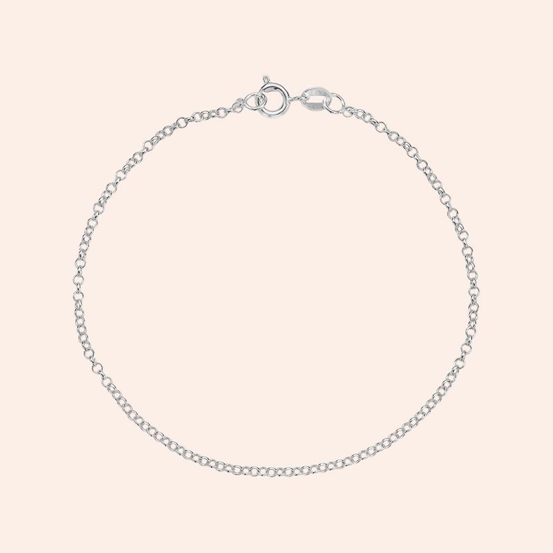 Pulseira Prata Elos Português 1804405