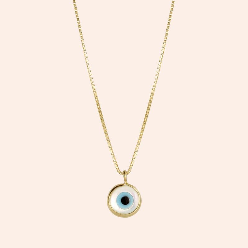 Gargantilha Ouro 18k Olho Grego 603328