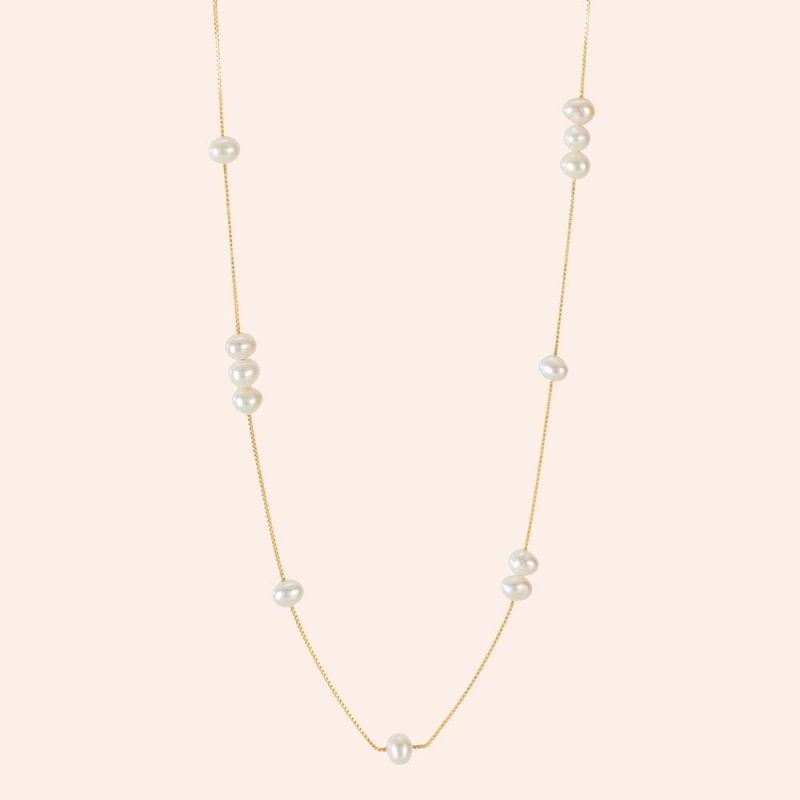 Gargantilha Ouro 18K Pérola 604283