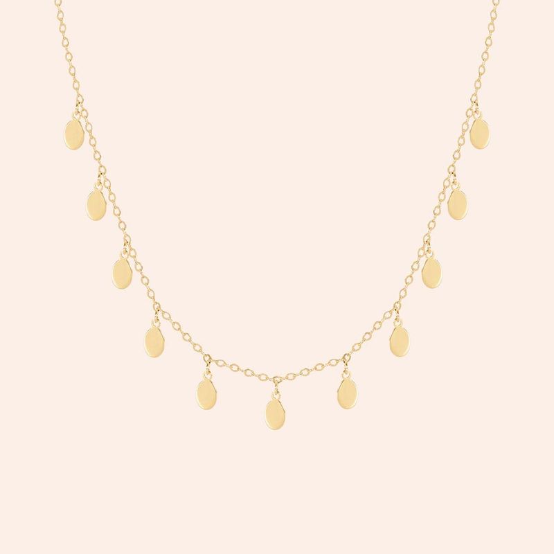 Gargantilha Ouro 18K Choker Oval 604407