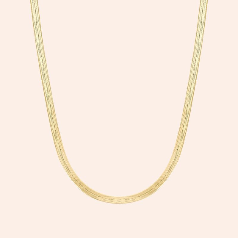 Gargantilha Ouro 18k Laminada 40cm 605302