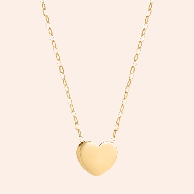 Gargantilha Ouro 18k Coração 605725