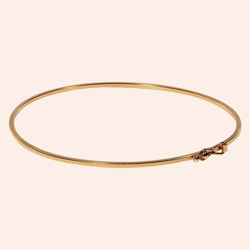 Bracelete Ouro 18K Oval 1000049