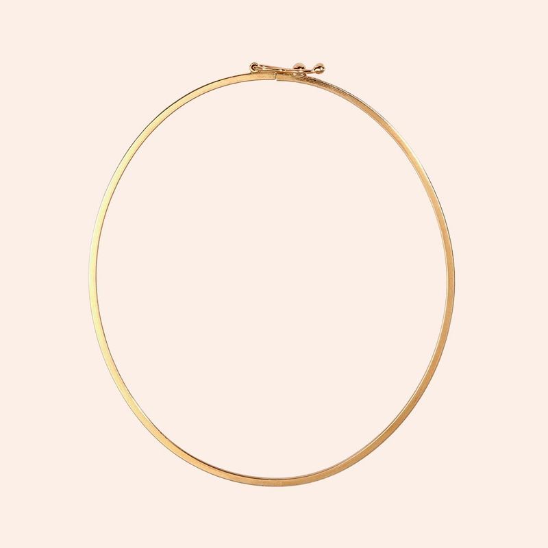 Bracelete Ouro 18K Oval 1000049
