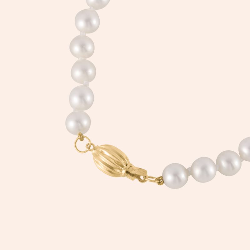 Colar Ouro 18k Pérolas 45cm 1300175