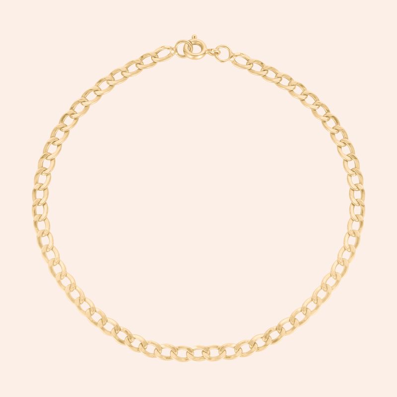 Pulseira Oca Ouro 18k Grumê 2000540