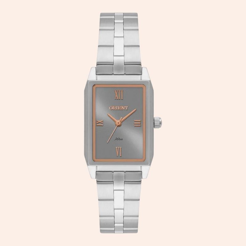 Relógio Orient Eternal Prata Analógico Feminino Cinza LBSS0095 G3SX