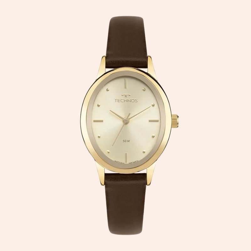 Relógio Technos Feminino Style Dourado 2035NFK/0X
