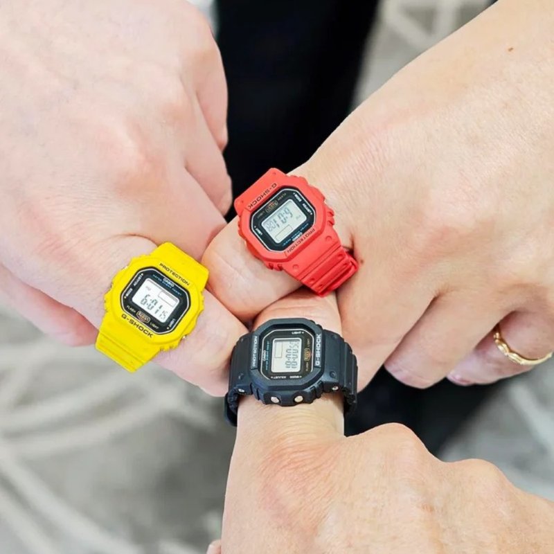 Relógio de Dedo G-Shock Nano Ring Amarelo DWN-5600-9