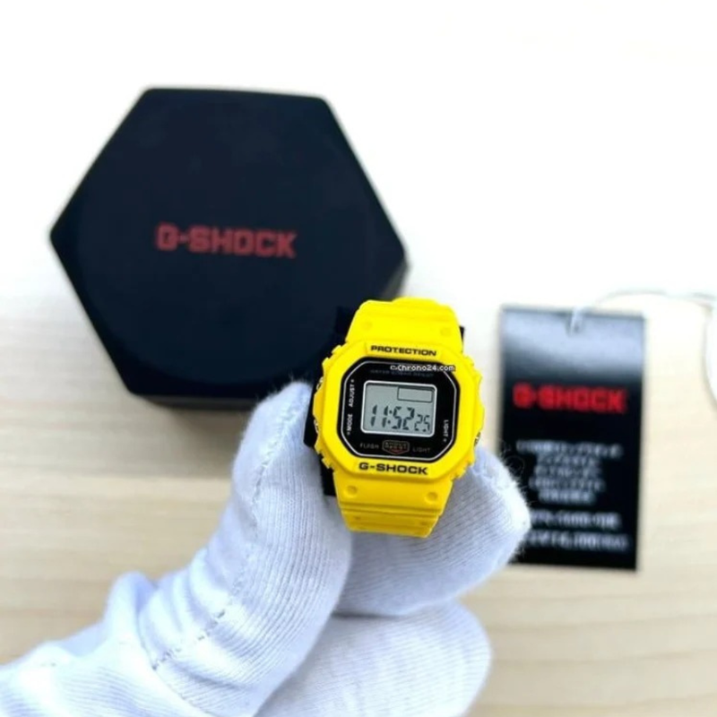 Relógio de Dedo G-Shock Nano Ring Amarelo DWN-5600-9