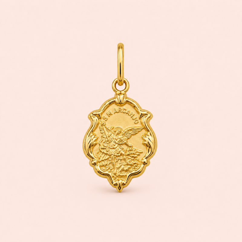 Pingente Ouro 18k Ornato São Miguel Arcanjo 518038