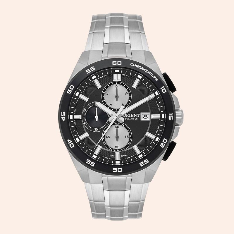 Relógio Orient Solartech NeoSports Preto MBSSC308 P1SX
