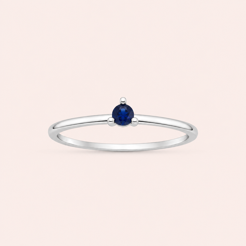 Anel Prata Solitário Zirconia 313925