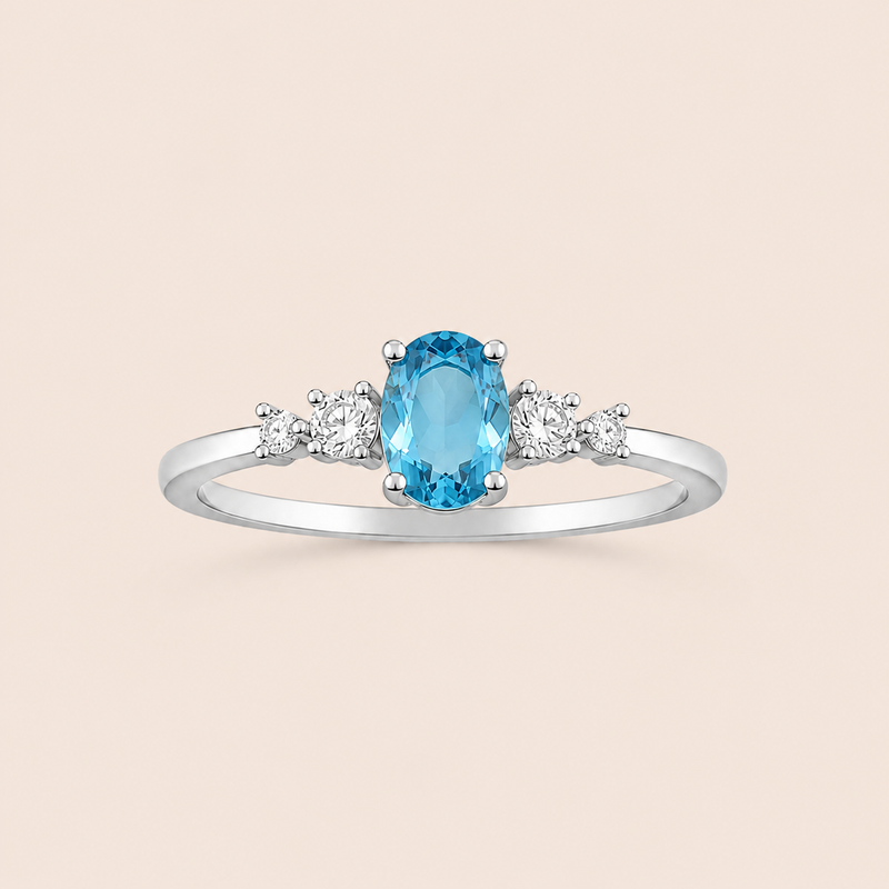 Anel Prata 925 Oval Zirconia 313932