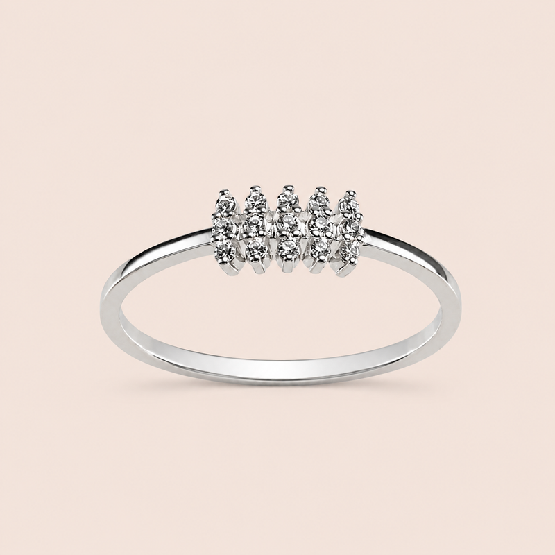 Anel Prata 925 Zirconia 313974
