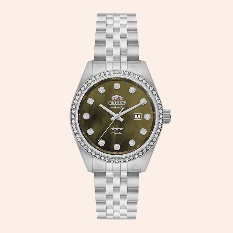 Relógio Orient Automático Feminino Prata NH5SS001/E1KX