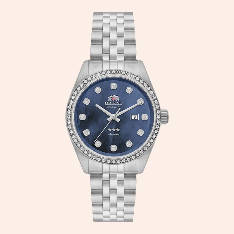 Relógio Orient Automático Feminino Prata NH5SS001/D1KX