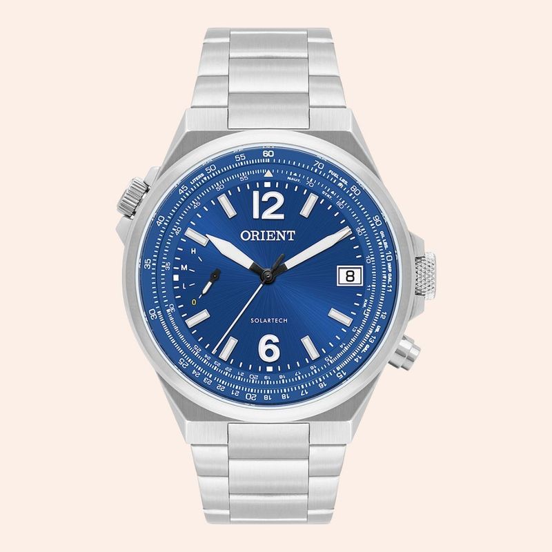 Relógio Orient NeoSports Solartech Prata MBSS1539/D2SX