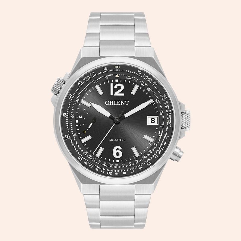 Relógio Orient NeoSports Solartech Prata MBSS1539/P2SX