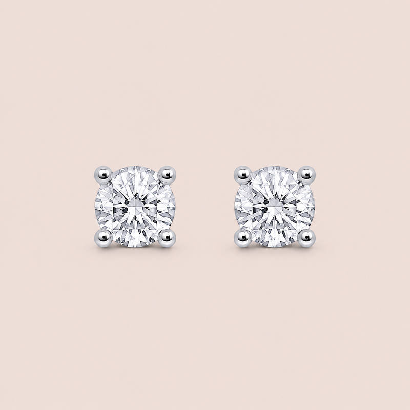 Brinco Prata 925 Zircônia 6mm 117276