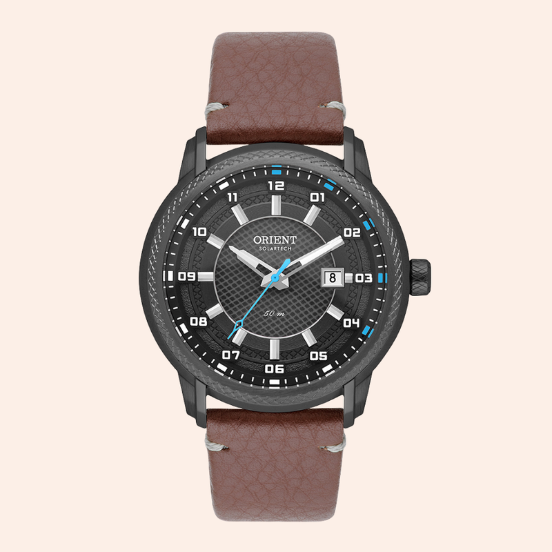 Relógio Orient SolarTech Marrom MPSC1015/G2NX