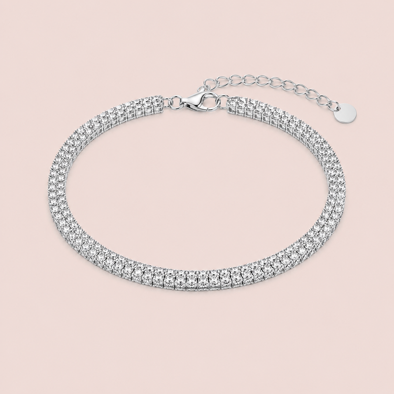 Pulseira Prata 925 Riviera Zircônia 1804545