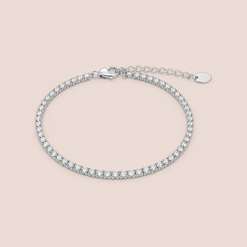 Pulseira Prata 925 Riviera Zircônia 1804538
