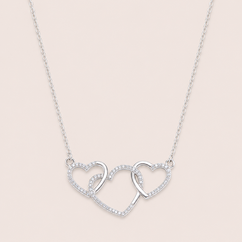 Gargantilha Prata 925 Cartier Coração  Zirconia 606051
