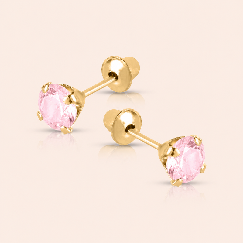 Brinco Ouro 18K Infantil Cálice 4mm 104813
