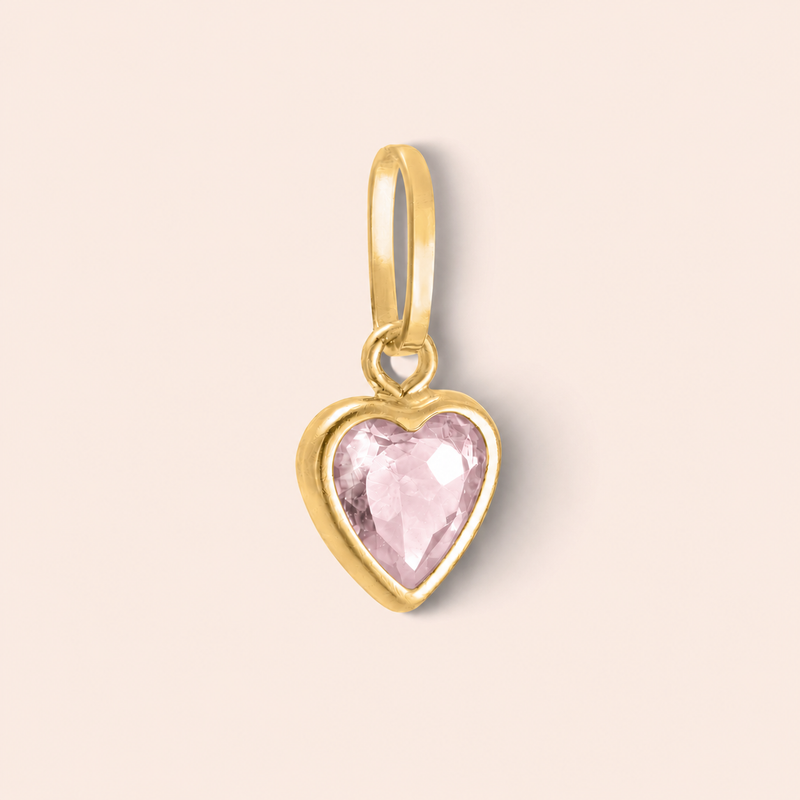 Pingente Ouro 18K Coração Zircônia 504427