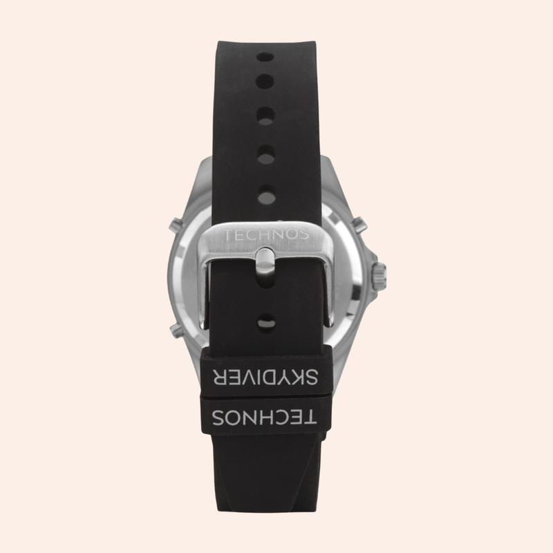 Relógio Technos Skydiver Preto e Laranja WT2060AE/2L