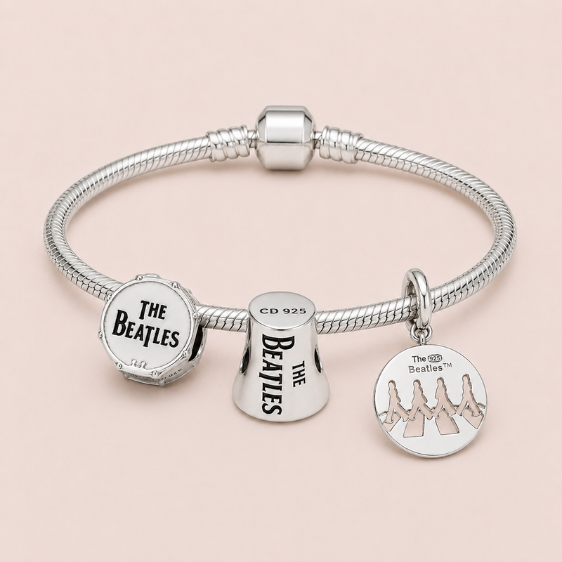 Pingente Prata Berloque Meu Jeito The Beatles 514605