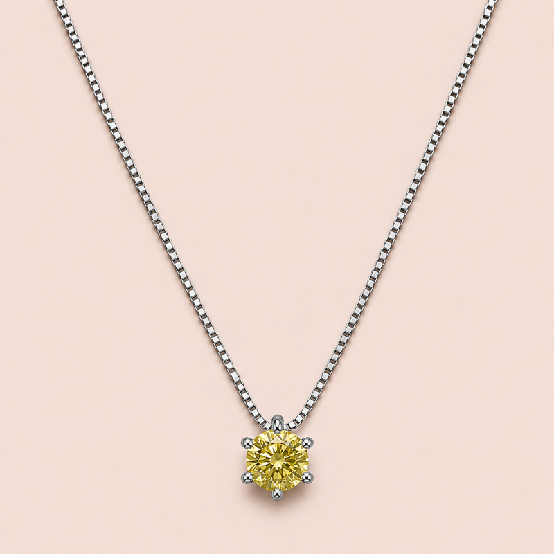 Gargantilha Prata 925 Ponto de Luz Moissanite 30 Pontos Veneziana 606101 