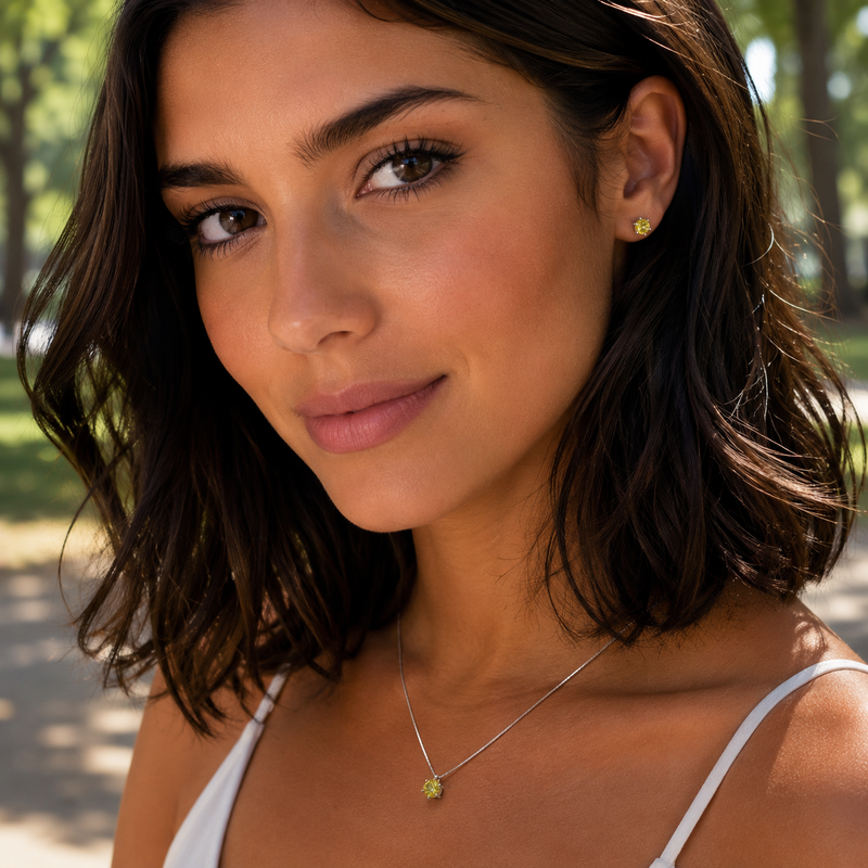 Gargantilha Prata 925 Ponto de Luz Moissanite 30 Pontos Veneziana 606101 