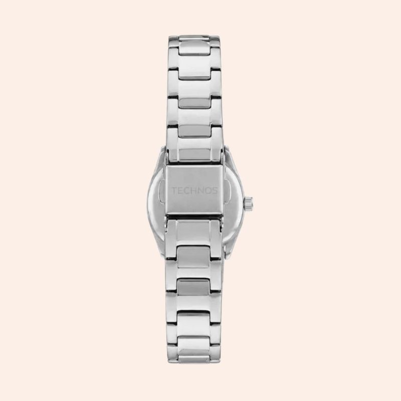 Relógio Technos Riviera Prata e Azul Feminino GL12AA/1A