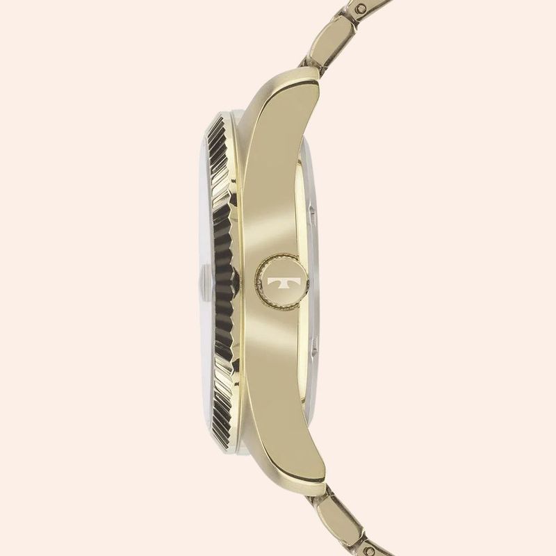 Relógio Technos Riviera Dourado e Preto Feminino 6P79BW/1P