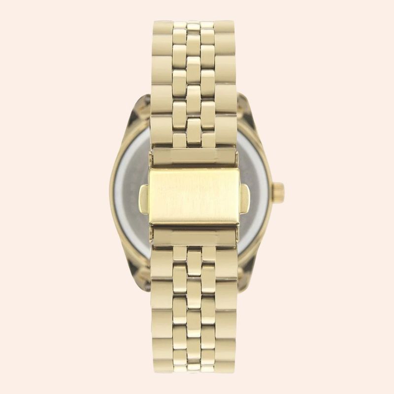 Relógio Technos Riviera Dourado e Preto Feminino 6P79BW/1P