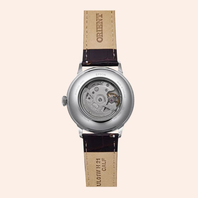 Relógio Orient Bambino Automático Contemporany Bordô RA-AC0026R30B