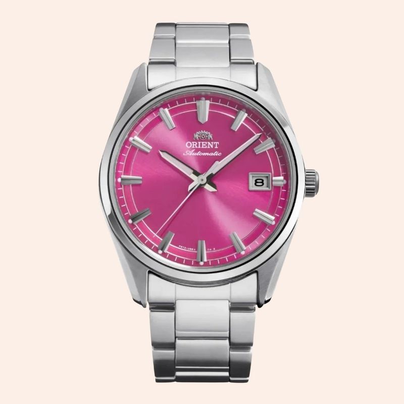 Relógio Orient Stretto Contemporary Automático Rosa RA-AC0R07P30B