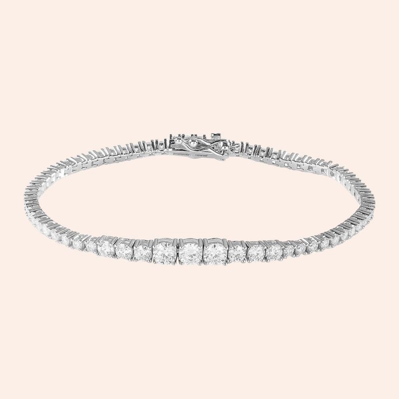 Pulseira Prata 925 Riviera Moissanite 1804603