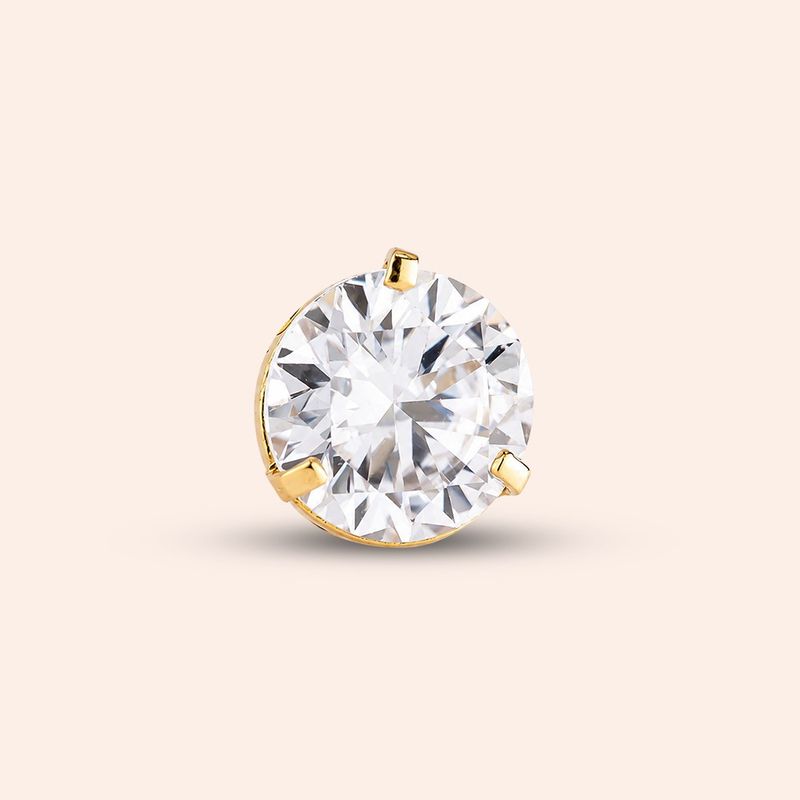 Pingente Ouro 18K Ponto de Luz Moissanite 518234